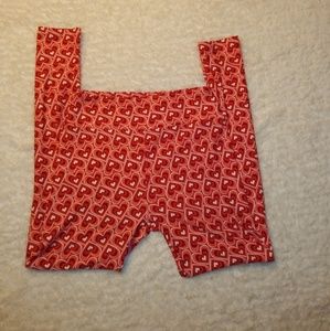 Lularoe•leggings•juniors with hearts